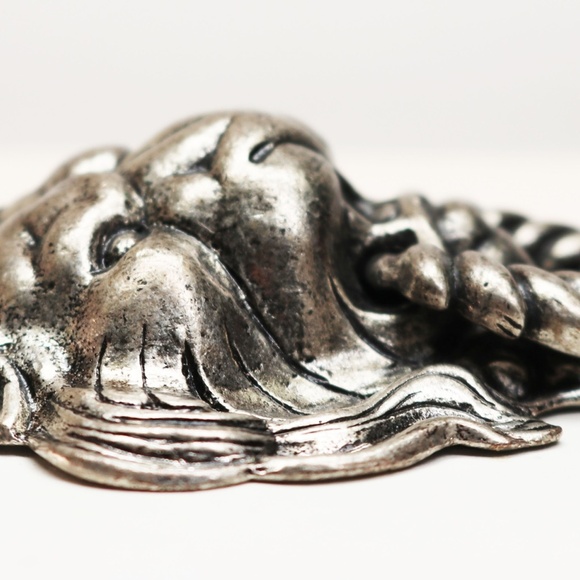 VINTAGE Napier Lion's Head Doorknocker Necklace - Picture 6 of 8